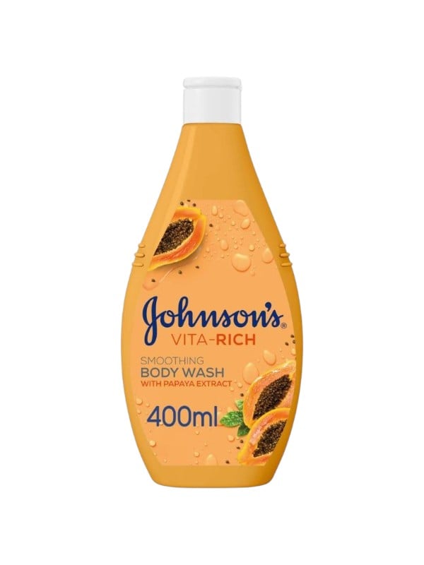 Johnson's Vita Rich Body Wash Papaya Extract and Vegetable Glycerin 400 ml