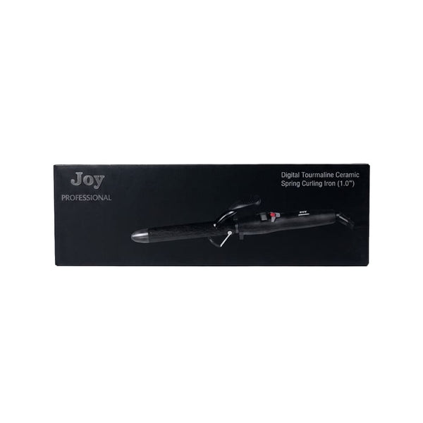 Joy Professional Ceramic Tourmaline Curling Iron 1.0 Inch LCD Temperature Control FDJ-01907