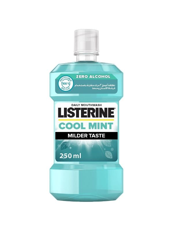 Listerine Refreshing Mint Mouthwash Alcohol-Free Cool Mint 250 ml