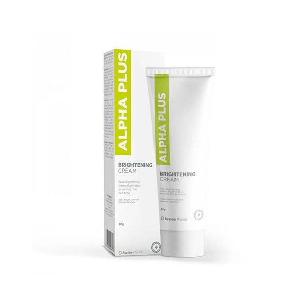 Avalon Pharma Alpha Plus Cream Brightening Formula with Alpha Arbutin and Glabridin 30 g