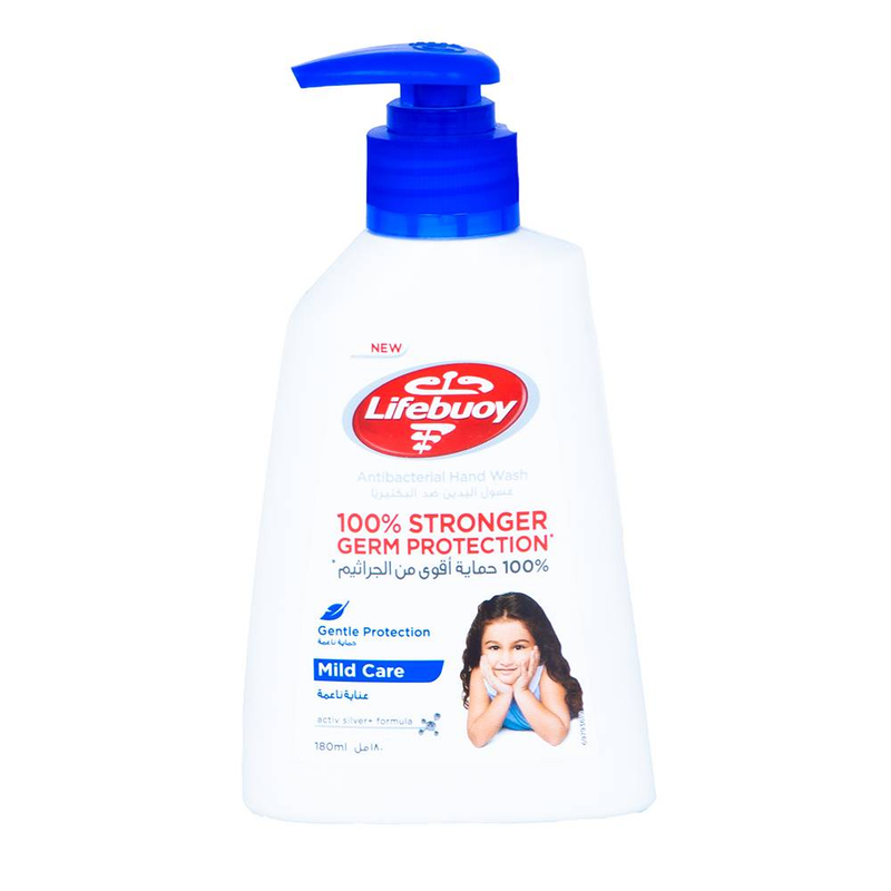 Lifebuoy Hand Wash Mild Care Gentle Formula Refreshing Scent 180 ml