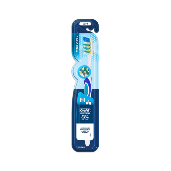 Oral-B Pro-Expert Extra Clean Soft-Bristle Toothbrush Ergonomic Handle