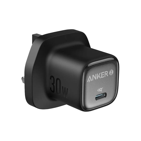 Anker 511 Nano 3 Charger 30W GaN USB-C Wall Charger Black