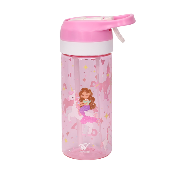 Tinywheel Unicorn Spray Tritan Water Bottle Leakproof BPA-Free 420ml