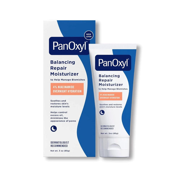PanOxyl PM Balancing Repair Moisturizer Niacinamide Ceramides Hyaluronic Acid Overnight Hydration