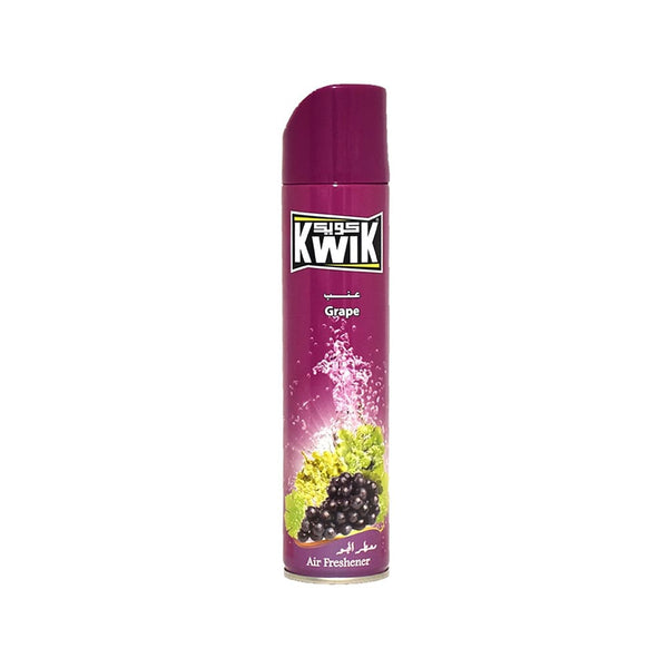 Kwik Grape Air Freshener Spray Fruity Grape Scent 300ml
