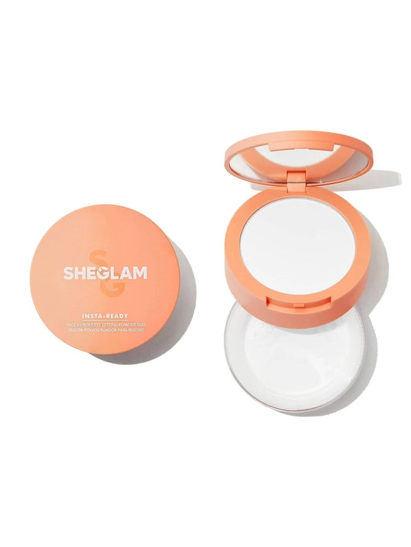 Sheglam Insta-Ready Face & Under Eye Setting Powder Duo Pressed & Loose Powder T