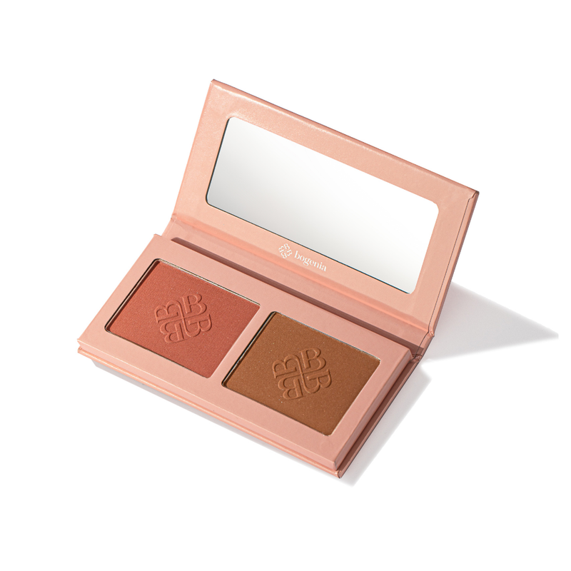 Bogenia Duo Blush Angelic 03 Dual-Color Powder Blush