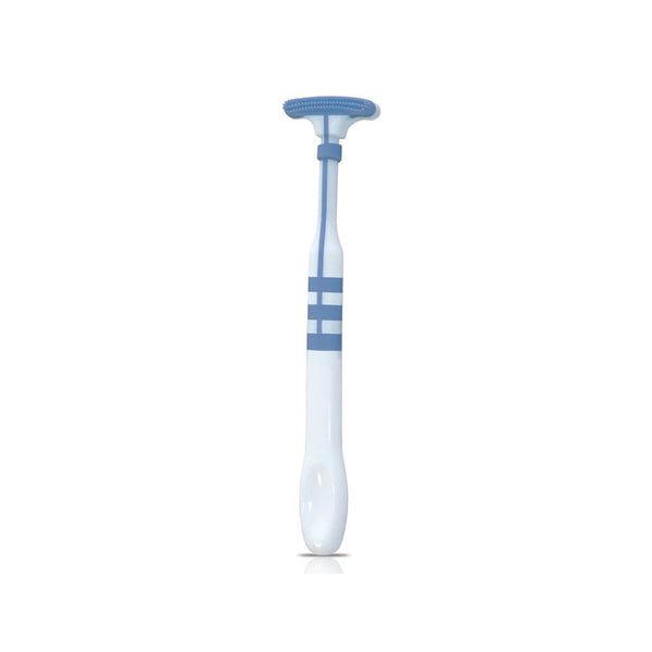 Pierrot Tongue Brush Ergonomic Tongue Cleaner for Daily Oral Care Multiple Colors