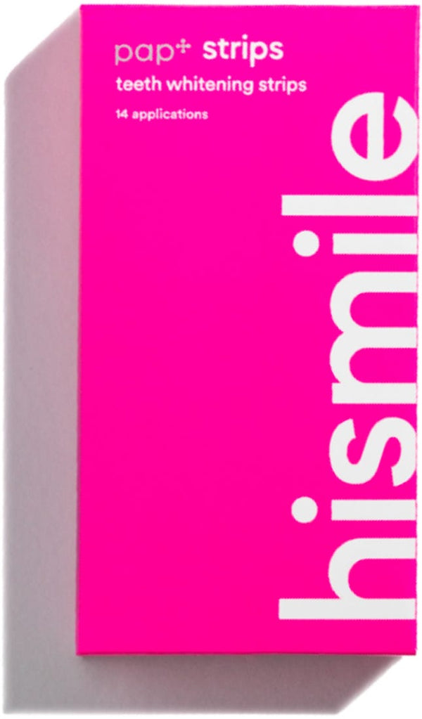 Hismile PAP+ Brightening Strips with Hydroxyapatite and Potassium Citrate, 14 Treatments
