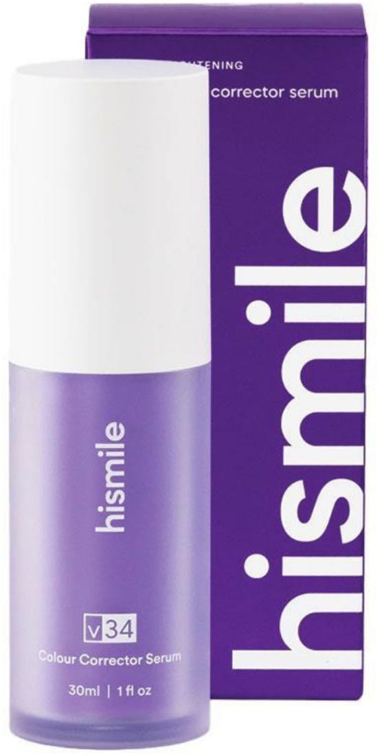 Hismile V34 Color Corrector Serum, Color-Correcting Tooth Brightening Treatment