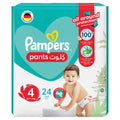 Pampers Baby-Dry Pants Aloe Vera Lotion Size 4, 9-14 kg, 24 Pants