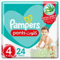 Pampers Baby-Dry Pants Aloe Vera Lotion Size 4, 9-14 kg, 24 Pants