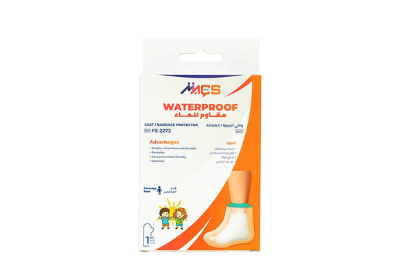 Macs Waterproof Cast Bandage Protector for Teenage Foot, Reusable 255 300 mm
