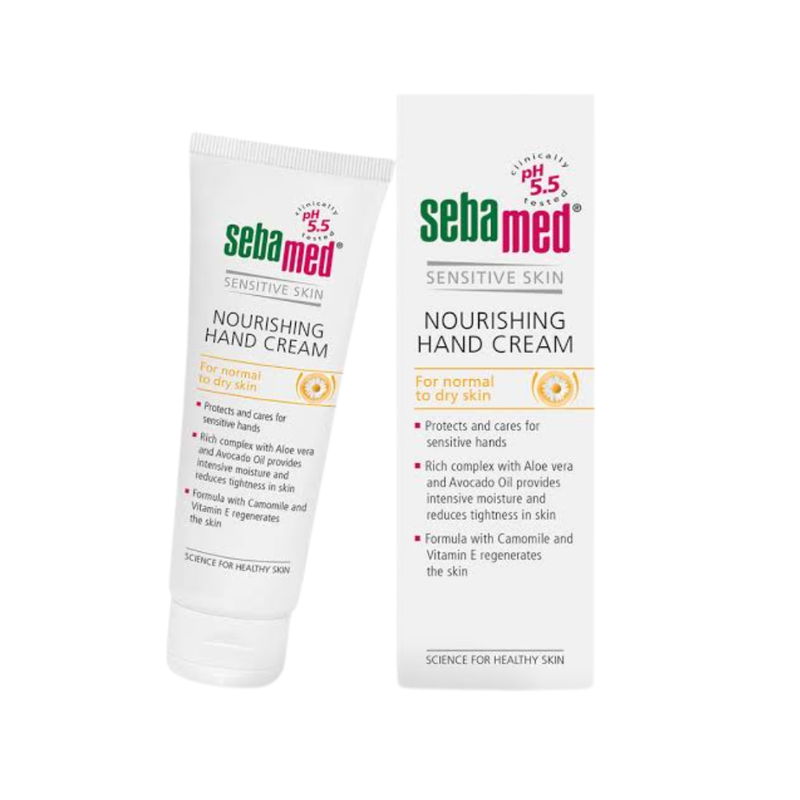 Sebamed Nourishing Hand Cream Moisturizing Formula for Normal to Dry Skin 75ml