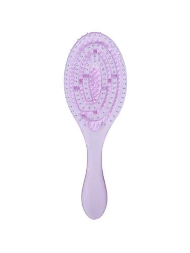 Cecilia Professional Flexible Hollow Hairbrush Purple