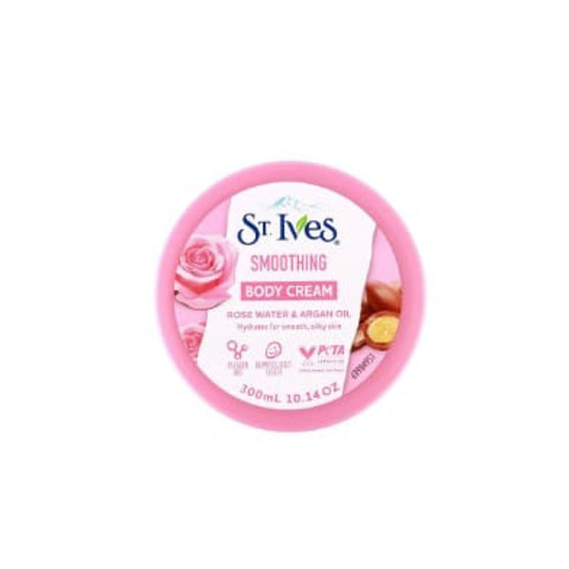 St. Ives Rose Water and Argan Oil Smoothing Body Cream
