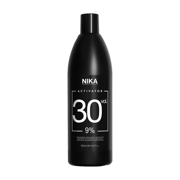 NIKA Activator 30 Volume 9% Developer Emulsion Hair Color Oxidant 1000 ml