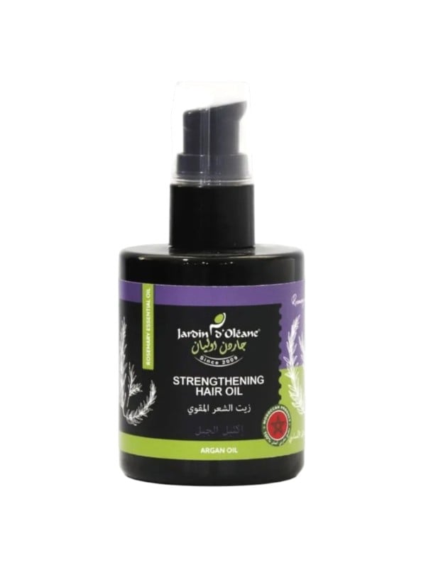 Jardin d'Oleane Rosemary Strengthening Hair Oil Blend Argan Shea Coconut Castor Oils 100ml