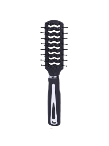 Cecilia Biodegradable Vented Hair Brush Black