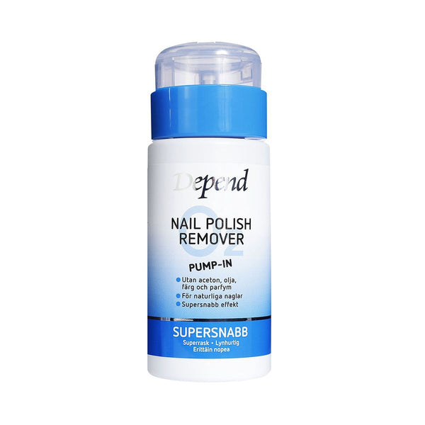 Depend Nail Polish Remover Acetone-Free Fast-Acting Formula for Natural Nails 100 ml