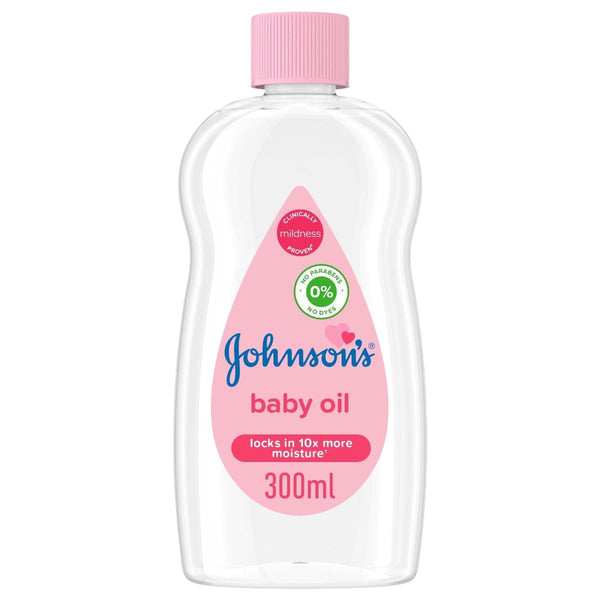 Johnson Baby Oil, Lightweight Moisturizing Formula