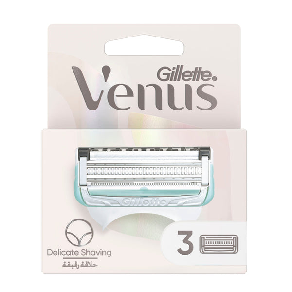 Gillette Venus Skin Care Razor Blade Refills Precision Trimmer 3 Count