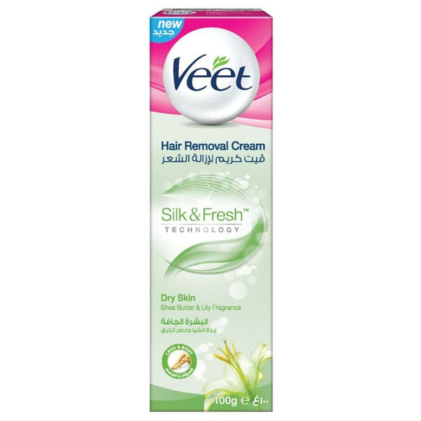 Veet Hair Removal Cream for Dry Skin Shea Butter Lily Scent 100ml