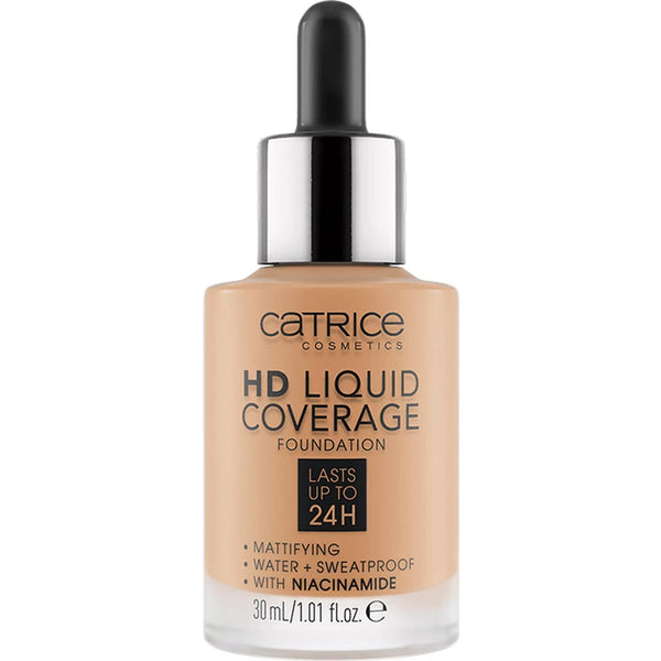 Catrice HD Liquid Coverage Foundation Liquid Natural Finish Shade 046