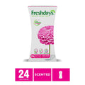 Fresh Days Regular Scented Panty Liners, Cotton-Like Feel, Fresh Fragrance, 24 Pieces