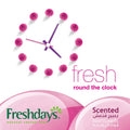 Fresh Days Regular Scented Panty Liners, Cotton-Like Feel, Fresh Fragrance, 24 Pieces