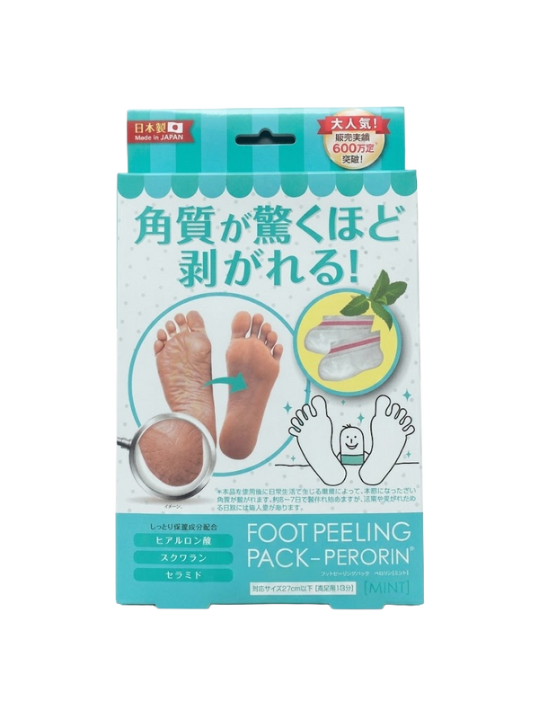 Perorin Mint Foot Peeling Mask Socks for Foot Care and Skin Renewal
