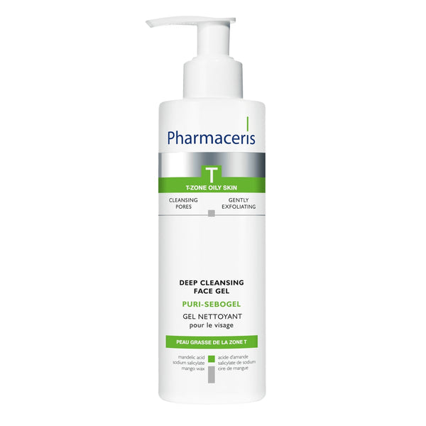 Pharmaceris Puri Sebogel Face Wash Gel with Mandelic Acid and Zinc