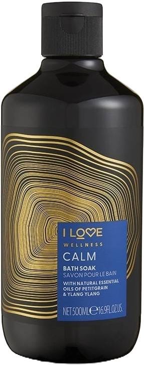 I Love Cosmetics Wellness Bath Soak Calm Bath Soak Essential Oils Aloe Vera Chamomile 500 ml