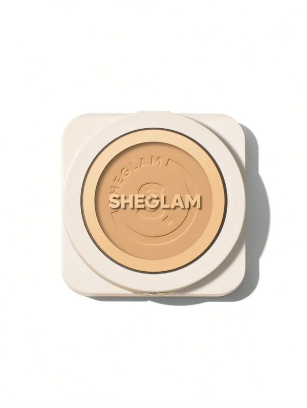 Sheglam Skin-Focus Powder Foundation Soft-Focus Full Coverage Nude Compact