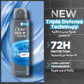 Dove Men+Care Clean Comfort Antiperspirant Deodorant Body Spray Fresh Scent 150ml