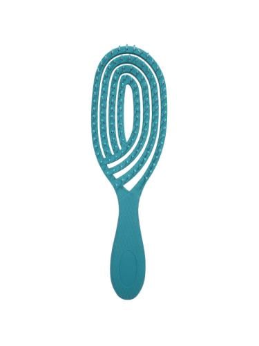 Cecilia Hair Detangling Brush Square Mesh Scalp Massage Green