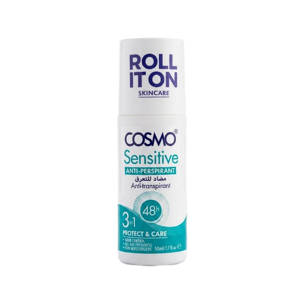 Cosmo Sensitive Deodorant Roll-On Clinical Strength Sweat Protection 50ml