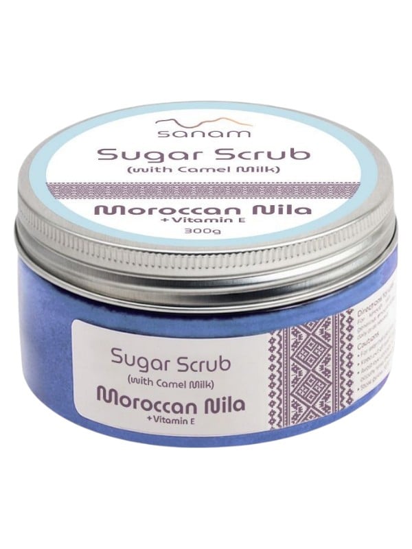 Sanam Camel Milk Moroccan Indigo Body Scrub Vitamin E 300g