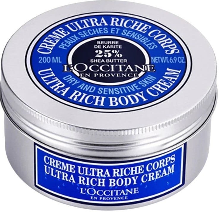 L'Occitane Shea Butter Ultra Rich Body Cream 25% Shea Butter 200 ml
