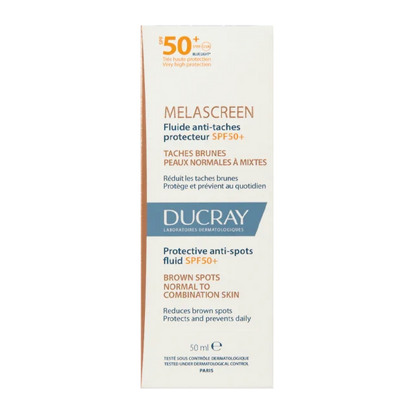 Ducray Melascreen Protective Sunscreen Cream SPF 50+ Vitamin E 50 ml