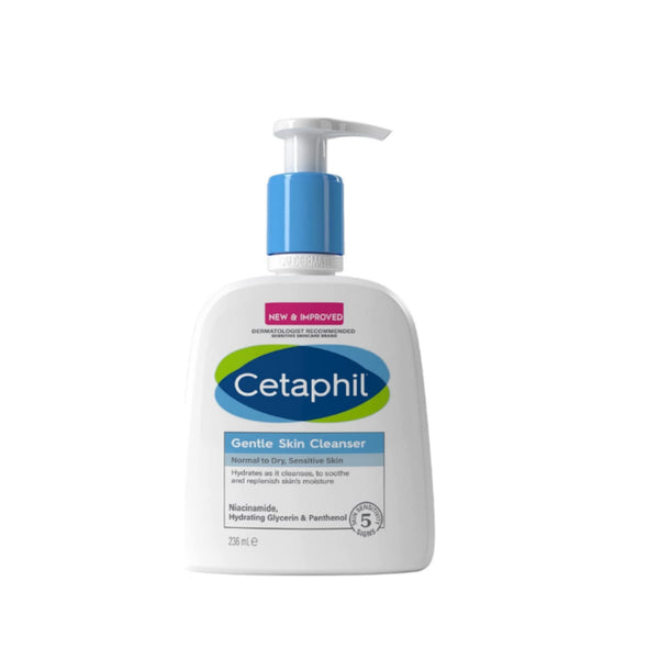 Cetaphil Gentle Skin Cleanser Hydrating Formula with Niacinamide, Glycerin & Panthenol 236 ml