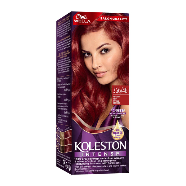Koleston Maxi Hair Colour Cream Cherry Red 366/46 with Colour Reactivator