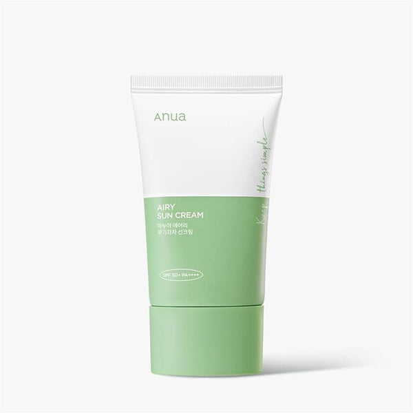Anua Airy Sun Cream SPF 50+ PA++++ Lightweight Face Sunscreen 50 ml