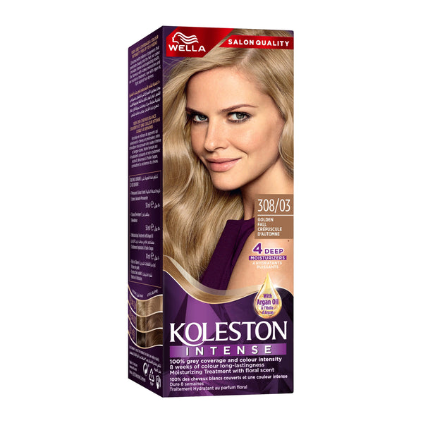 Wella Koleston Maxi Hair Color Cream Kit Deep-Infusion Golden Fall 308/03