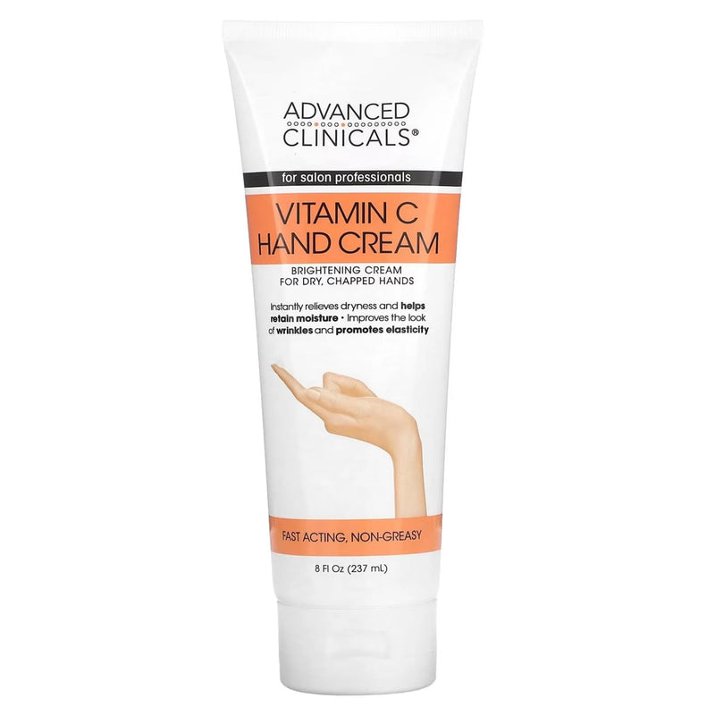 Advanced Clinicals Vitamin C Body & Hand Lotion Moisturizing Cream 237 ml