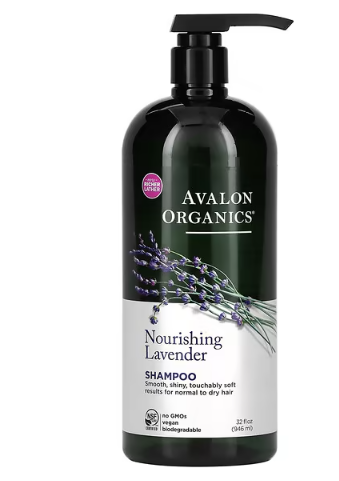 Avalon Organics Lavender Nourishing Shampoo with Lavender Essential Oil for Normal to Dry Hair