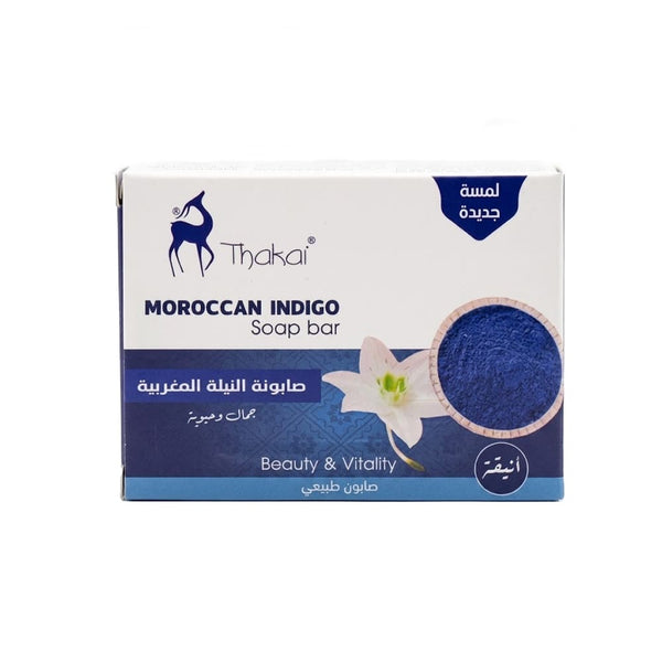 Thakai Moroccan Indigo Soap Creamy Lather Brightening 100g