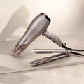 BaByliss Hair Dryer and Hair Straightener Golden Bundle, Ionic Tourmaline Ceramic Styling Set