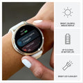 Garmin Venu 4 GPS Smartwatch Slate Bezel Black Silicone Band 45 mm